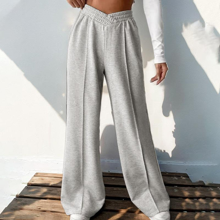 Women Flared Easy Wash Trousers