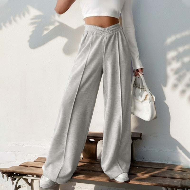 Women Flared Easy Wash Trousers