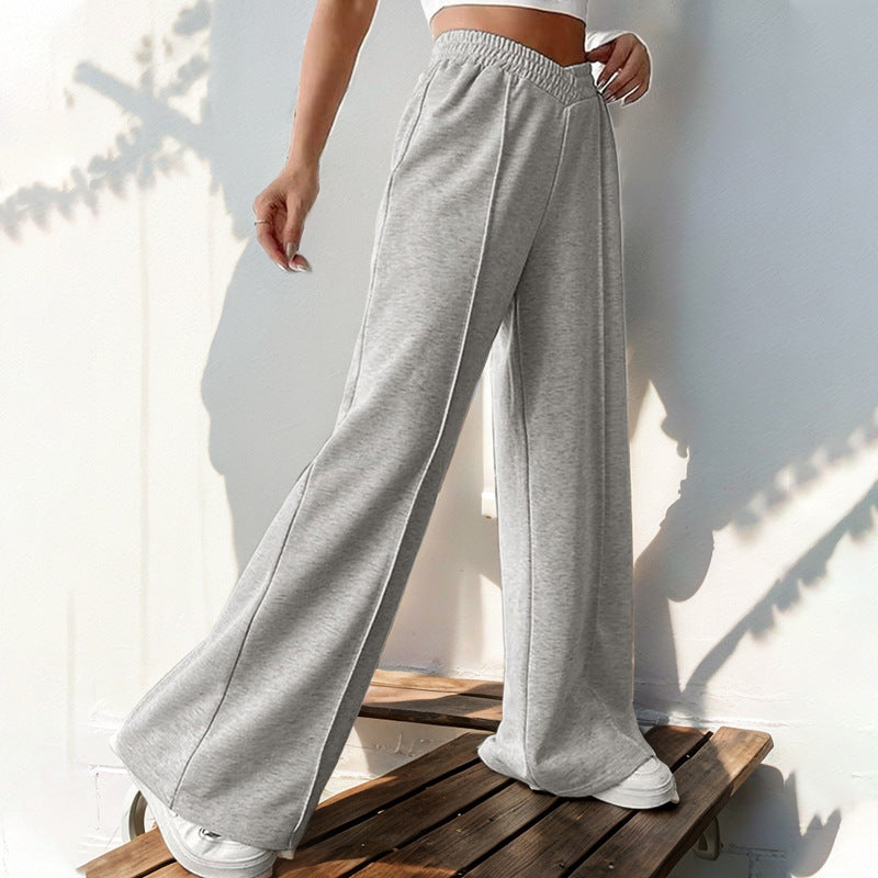 Women Flared Easy Wash Trousers