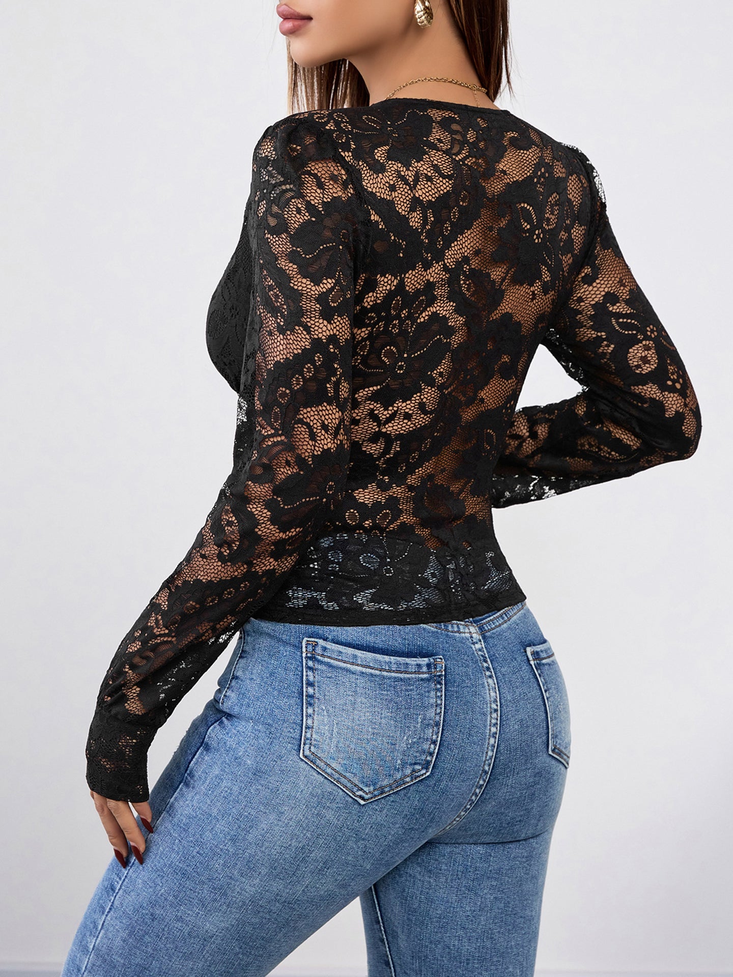 Self Design Fitted Crop Top