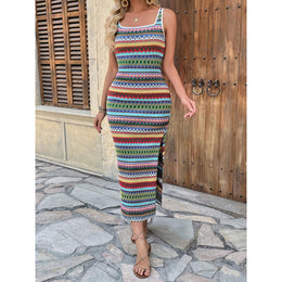 Abstract Maxi Dress