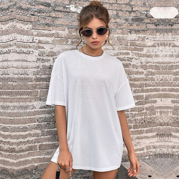 White Styled Back Top