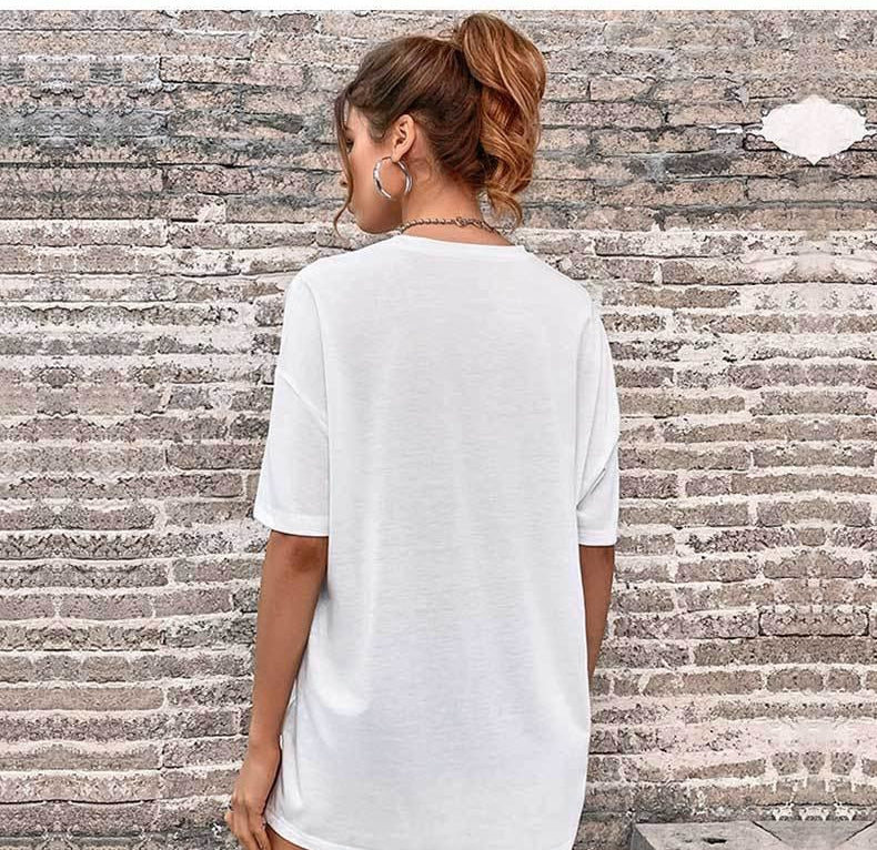 White Styled Back Top