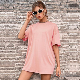 Pink Extended Sleeves Top
