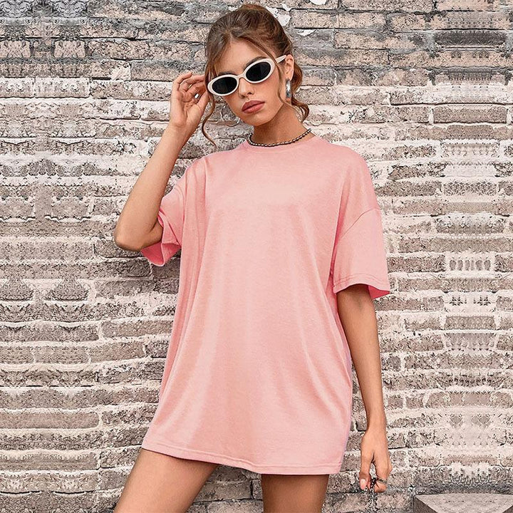 Pink Extended Sleeves Top