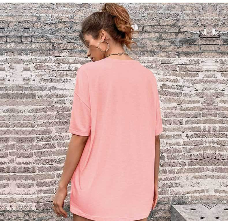 Pink Extended Sleeves Top