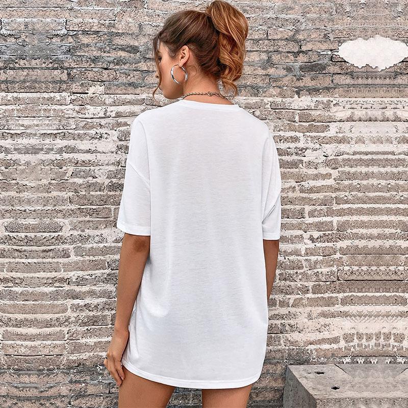 Pink Print Longline Top