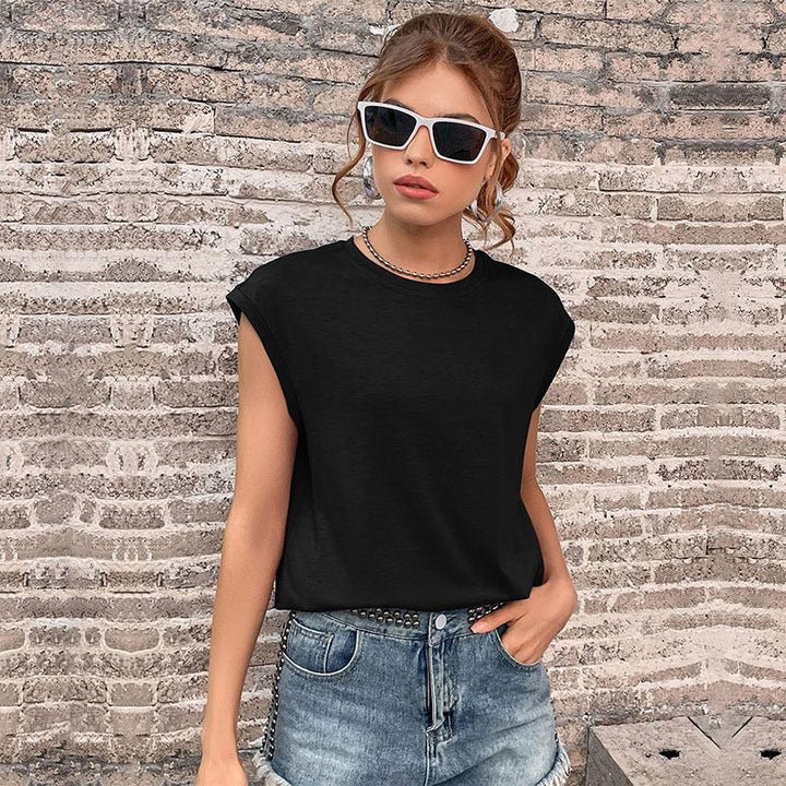 Black Extended Sleeves Top
