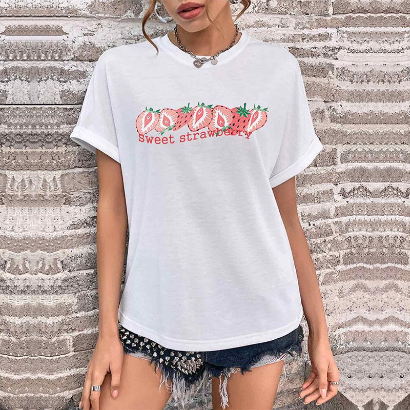 White Print Extended Sleeves Top