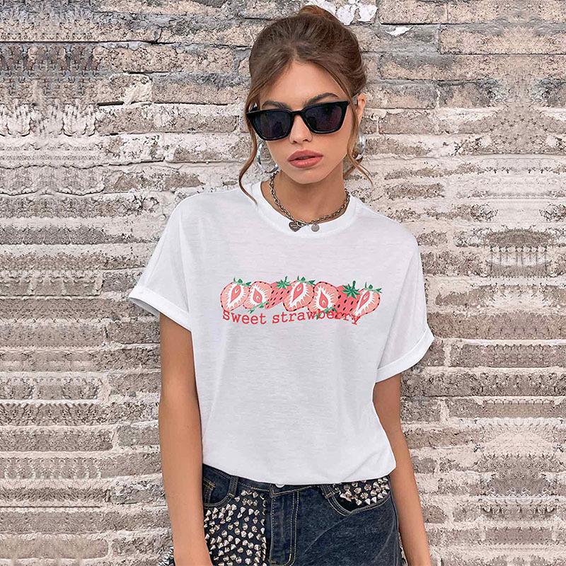 White Print Extended Sleeves Top
