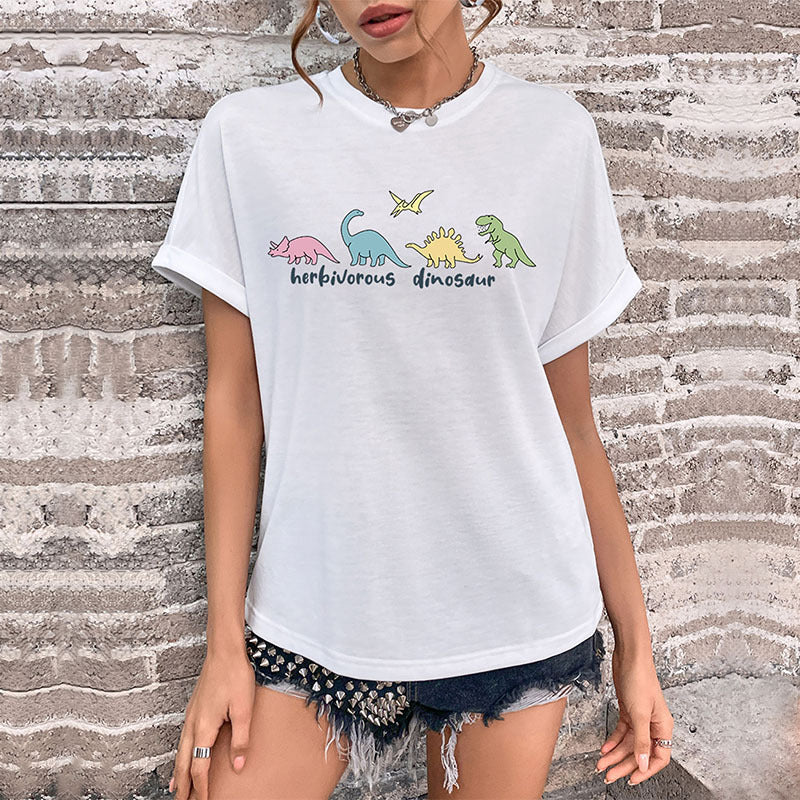 Graphic Printed Extended Sleeves Top