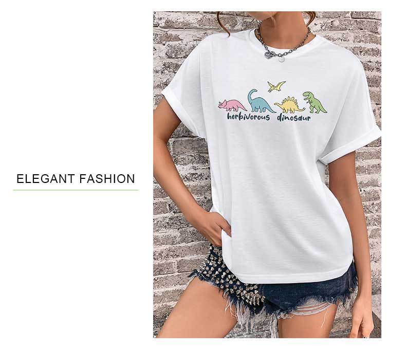 Graphic Printed Extended Sleeves Top