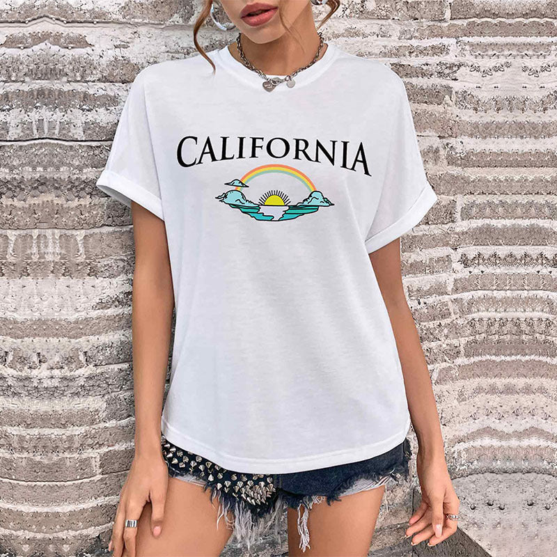 Typography Printed Top