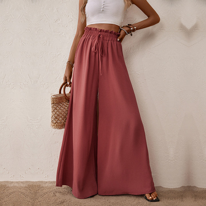 Women Slim Fit Pleated Trousers