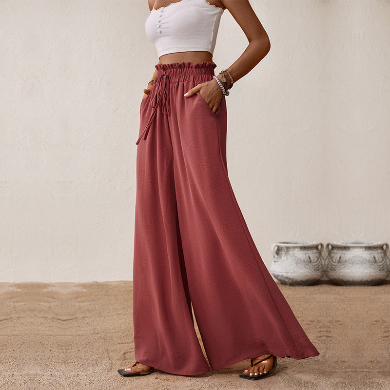 Women Slim Fit Pleated Trousers