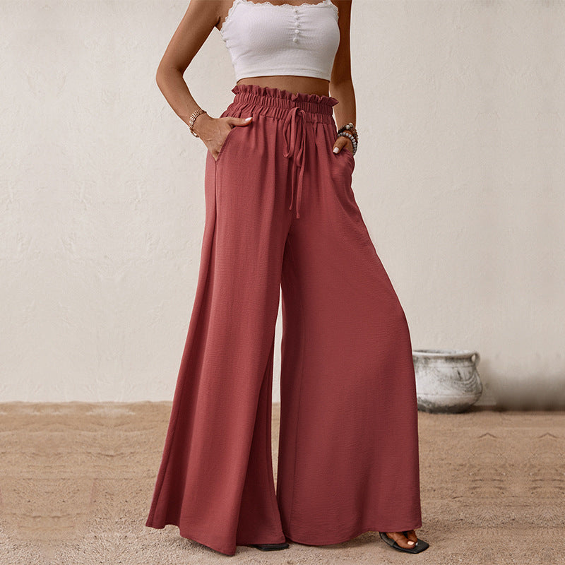 Women Slim Fit Pleated Trousers