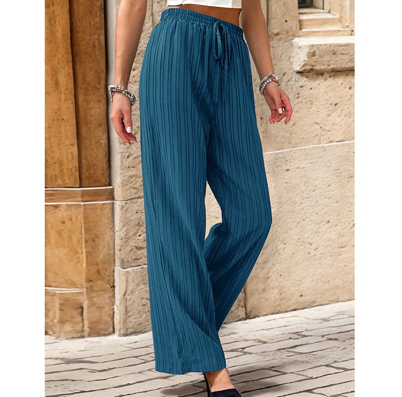 Easy Wash Mid Rise Regular Fit Parallel Trousers