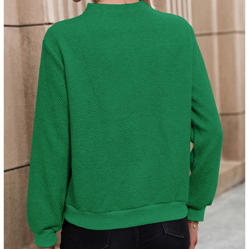 Green Long Sleeves Pullover