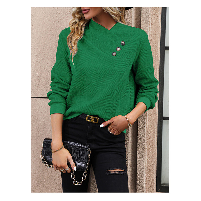Green Long Sleeves Pullover