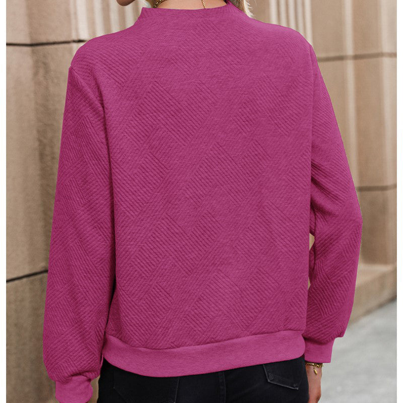 High Neck Sweatshirt