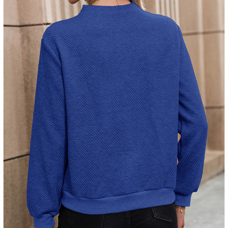 High Neck Sweatshirt