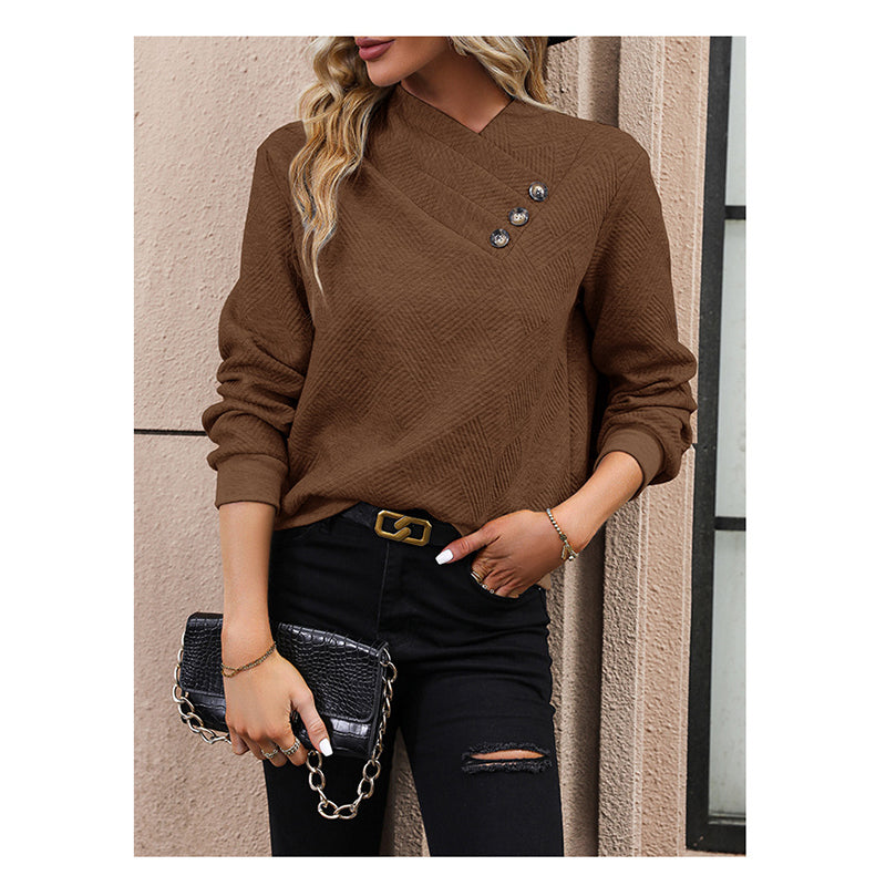 Brown Long Sleeves Pullover
