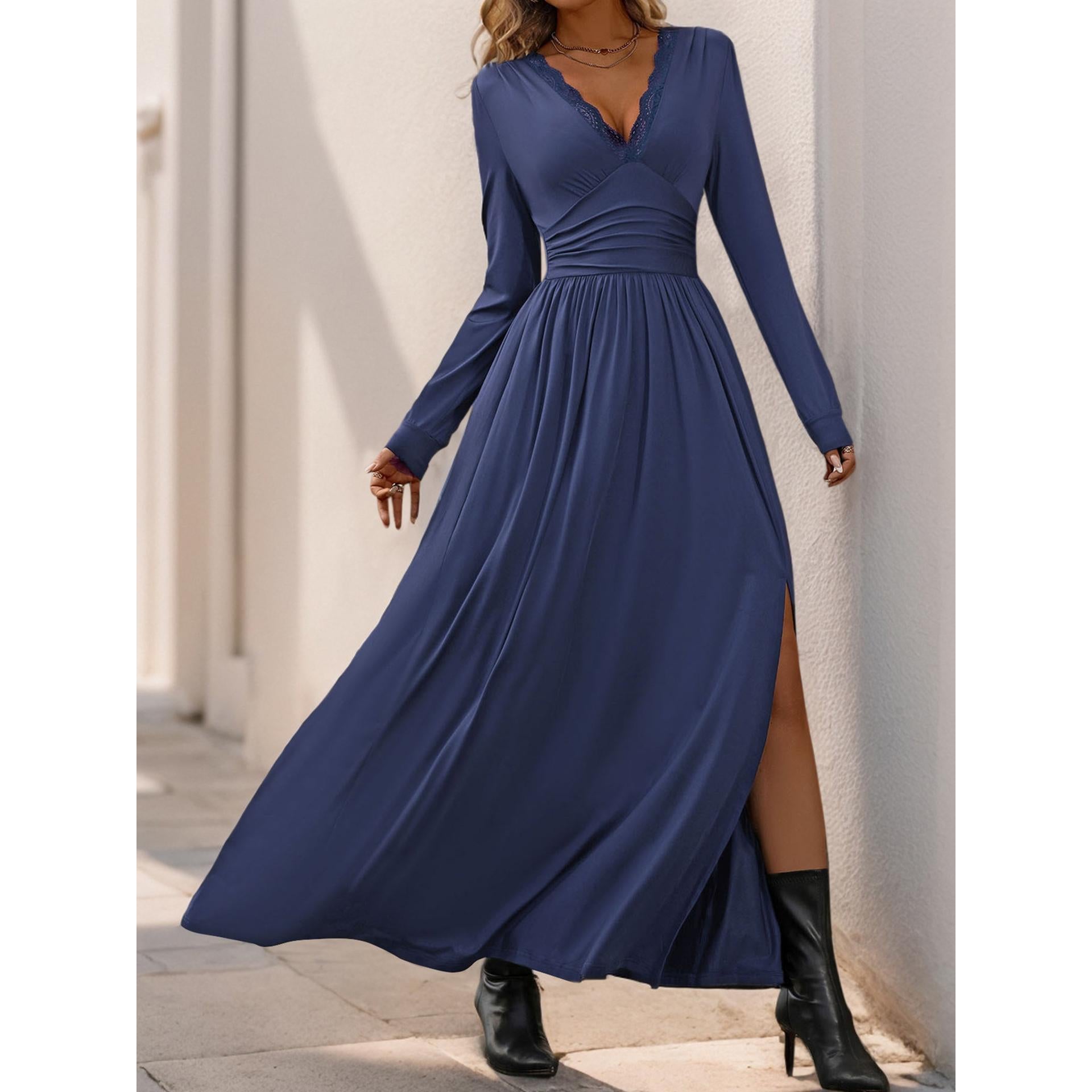 Fit & Flare Maxi Dress