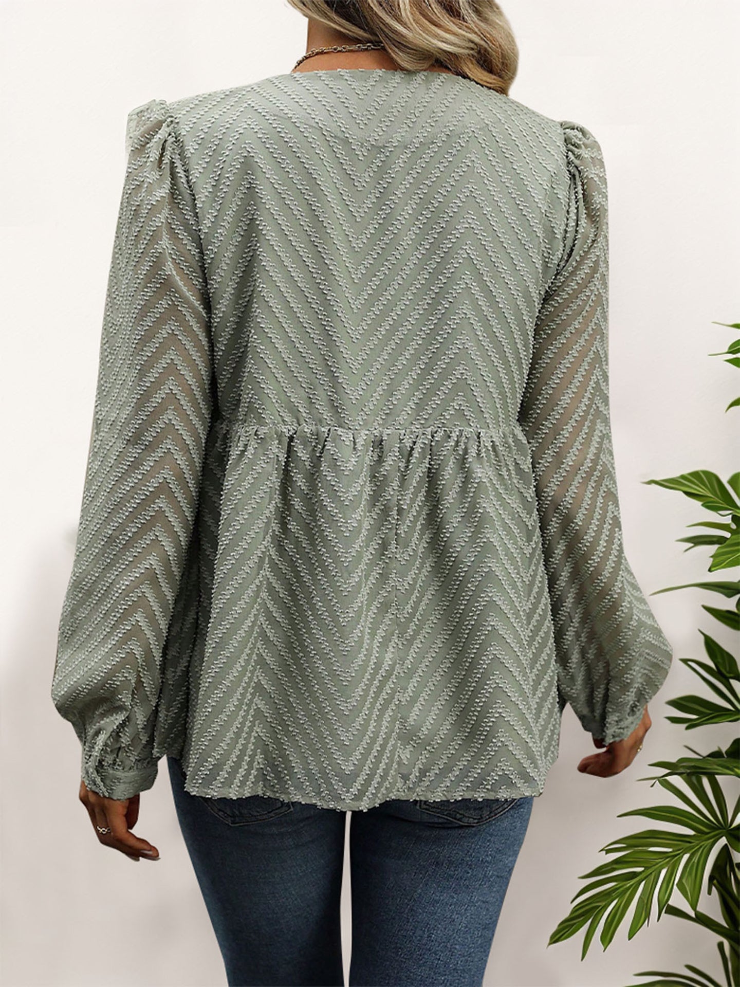 Women Self Design Round Neck Top