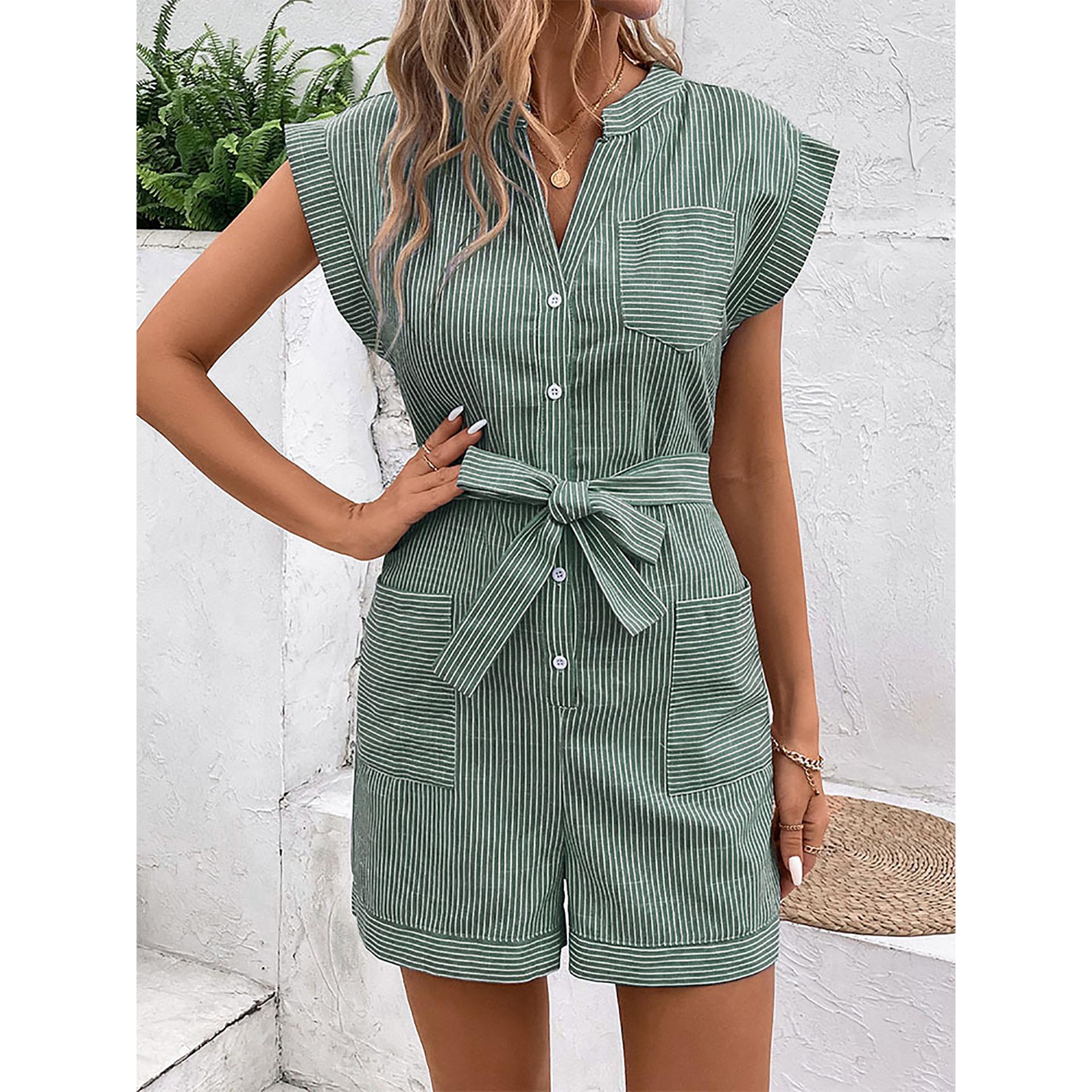 Striped Jumpsuit
