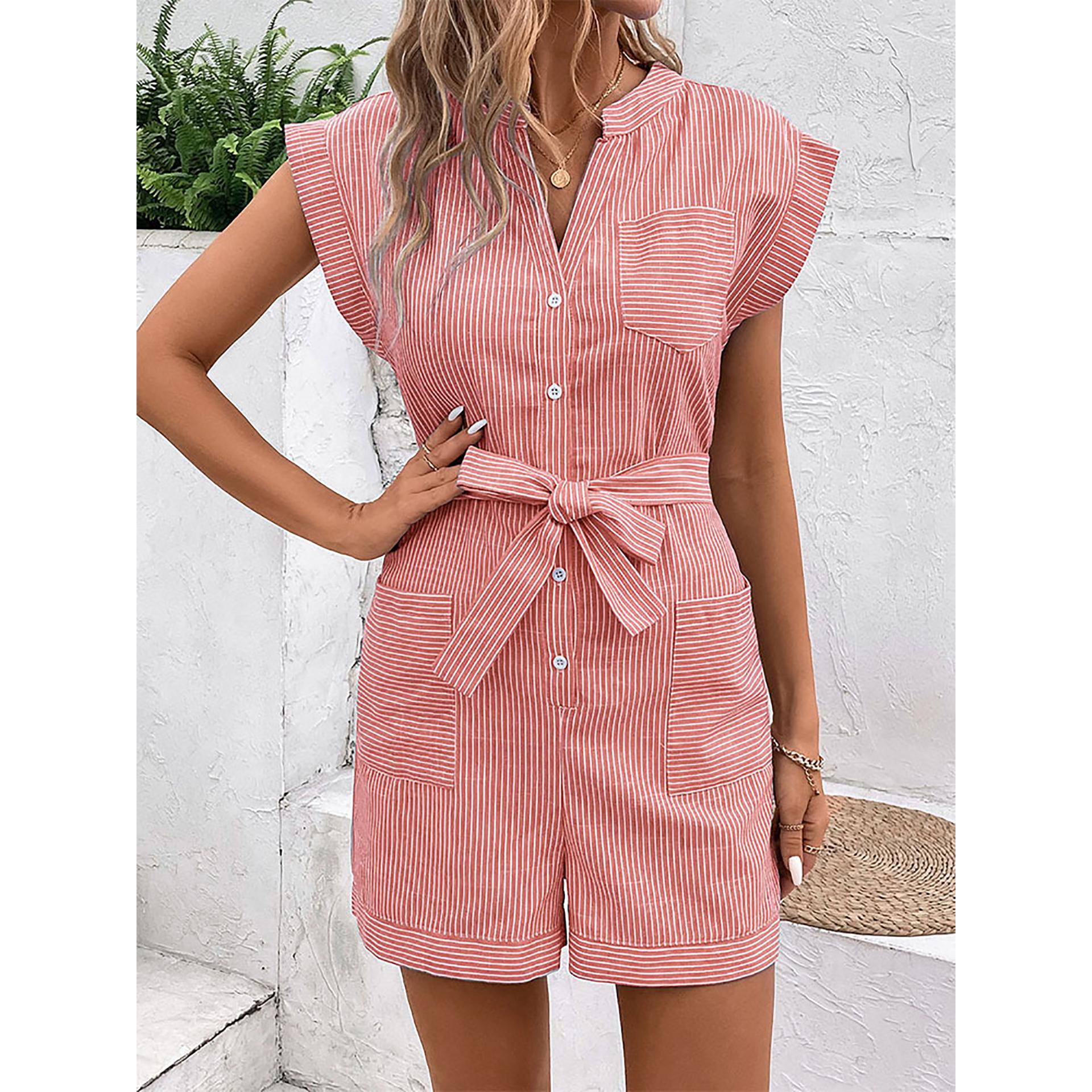 Striped Jumpsuit