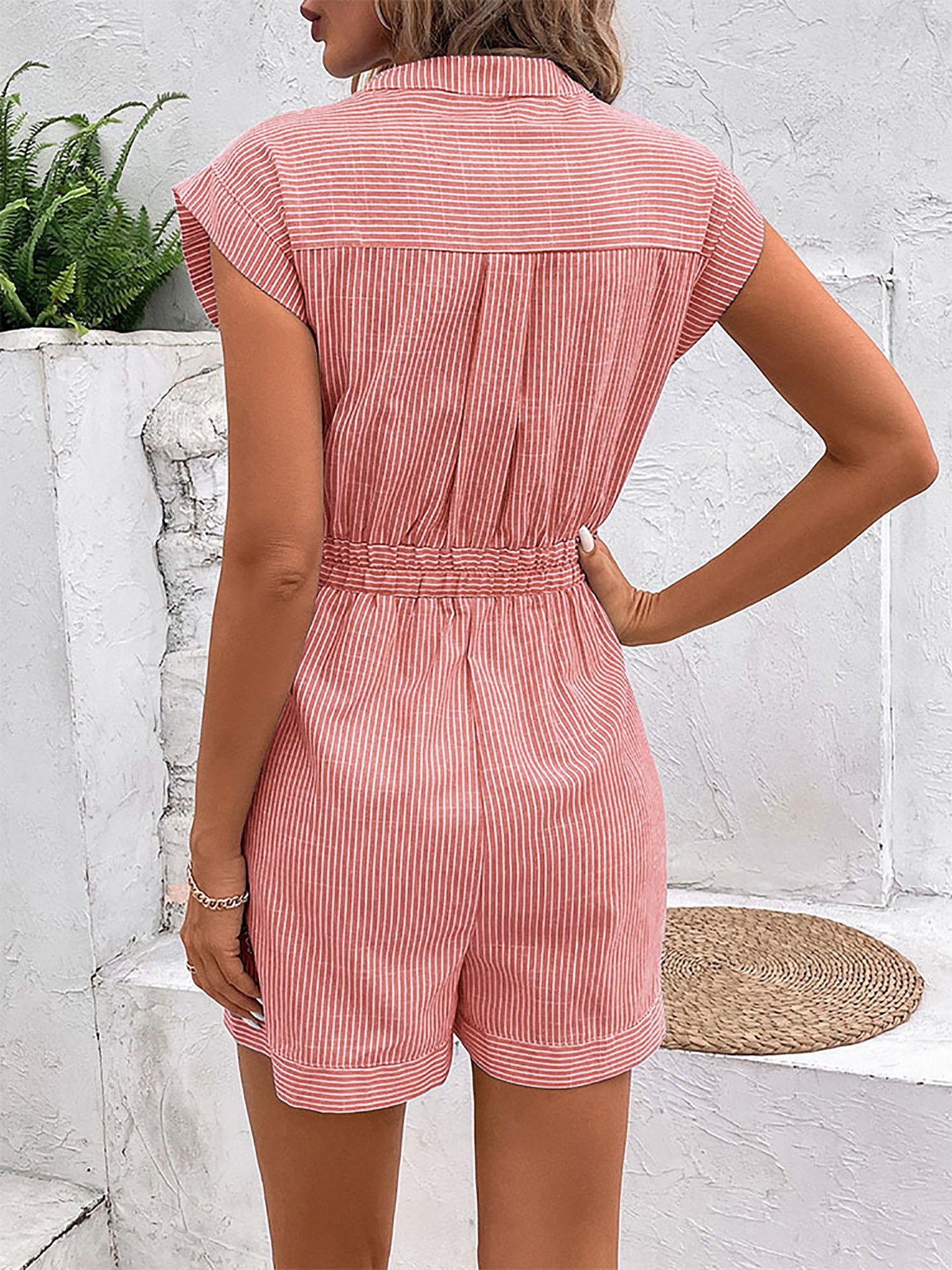 Striped Jumpsuit