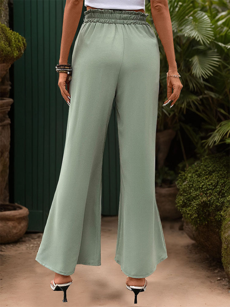 Women Flared High-Rise Trouser