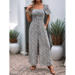 Printed Culotte Jumpsuit