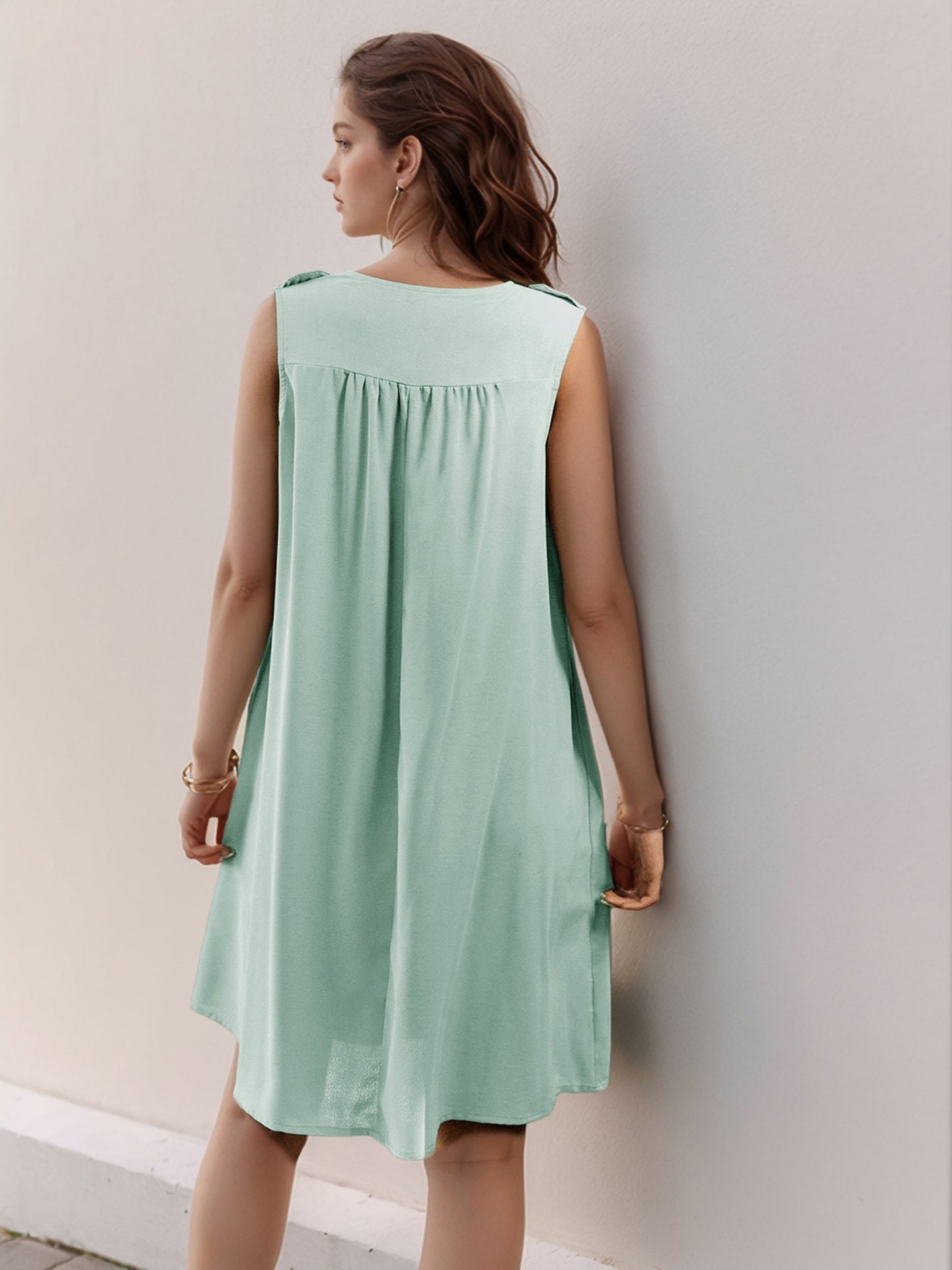 Casual A-Line Knee Length Dress