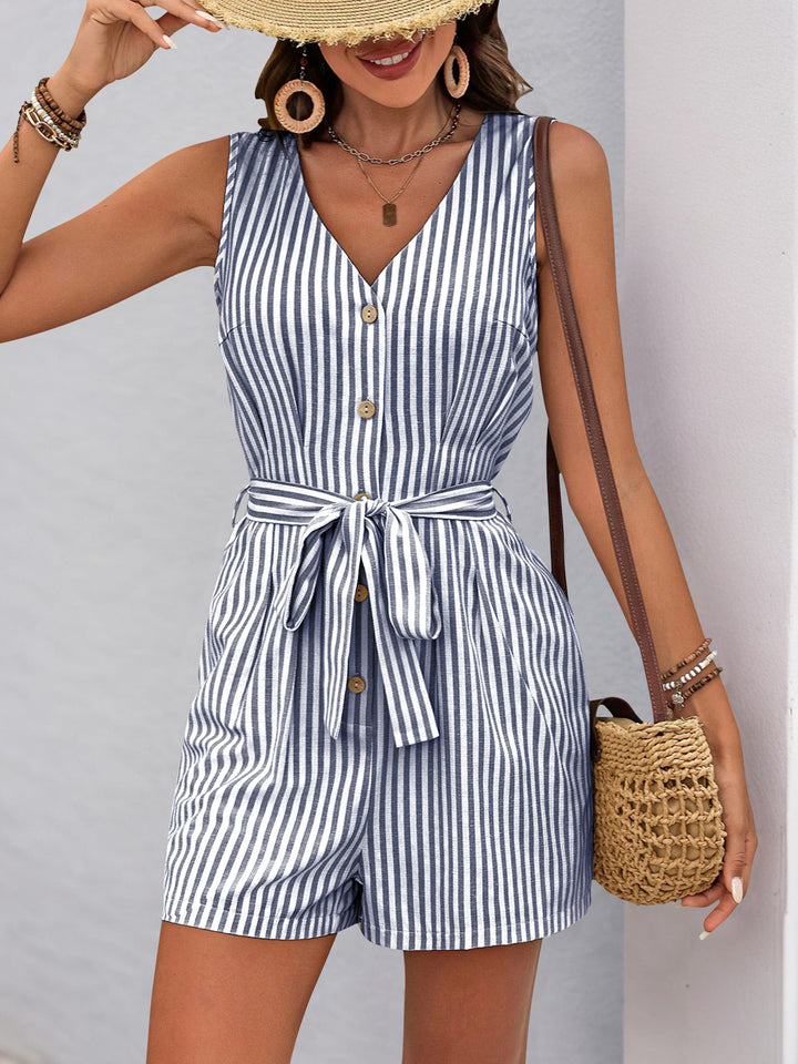 Striped Jumpsuit