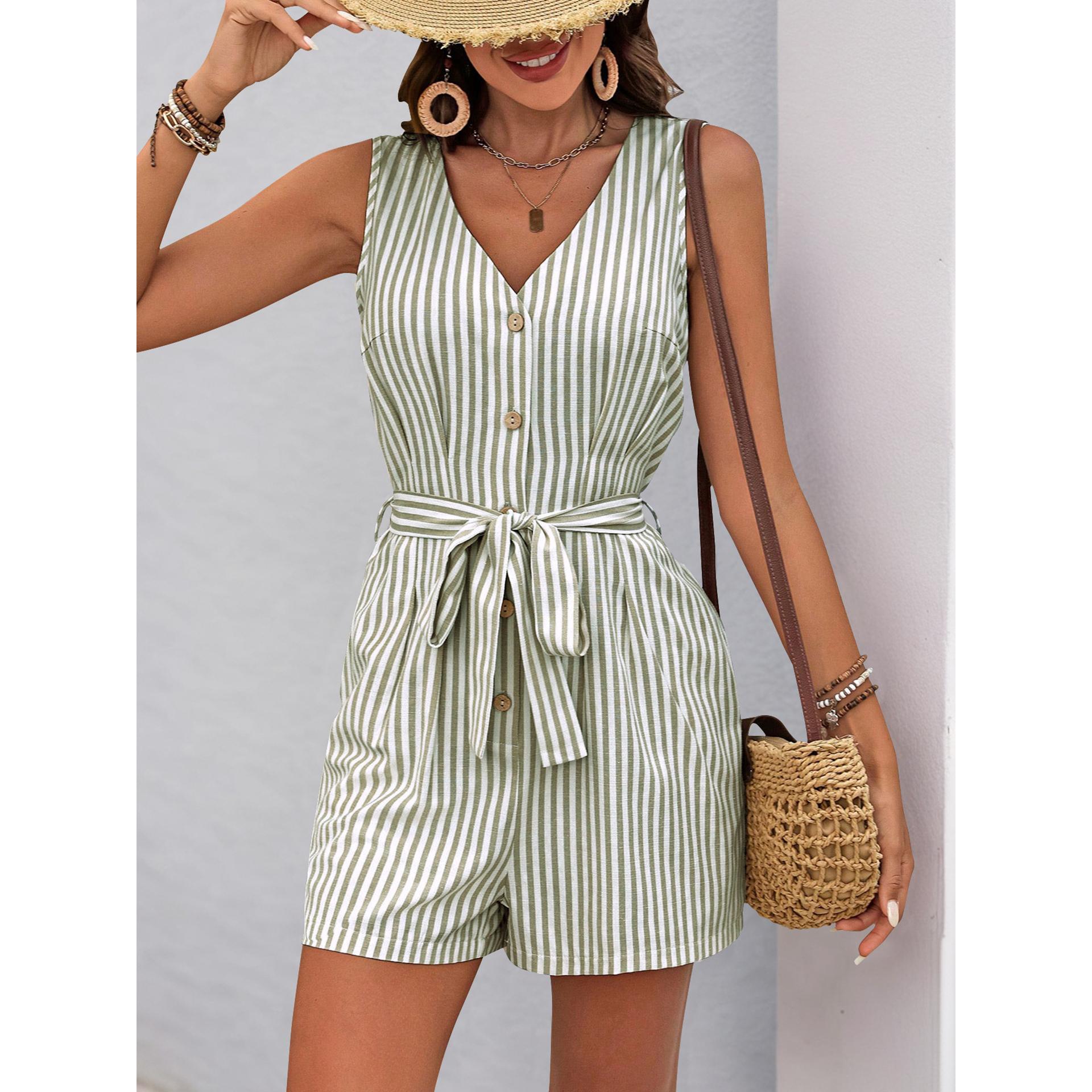 Striped Jumpsuit