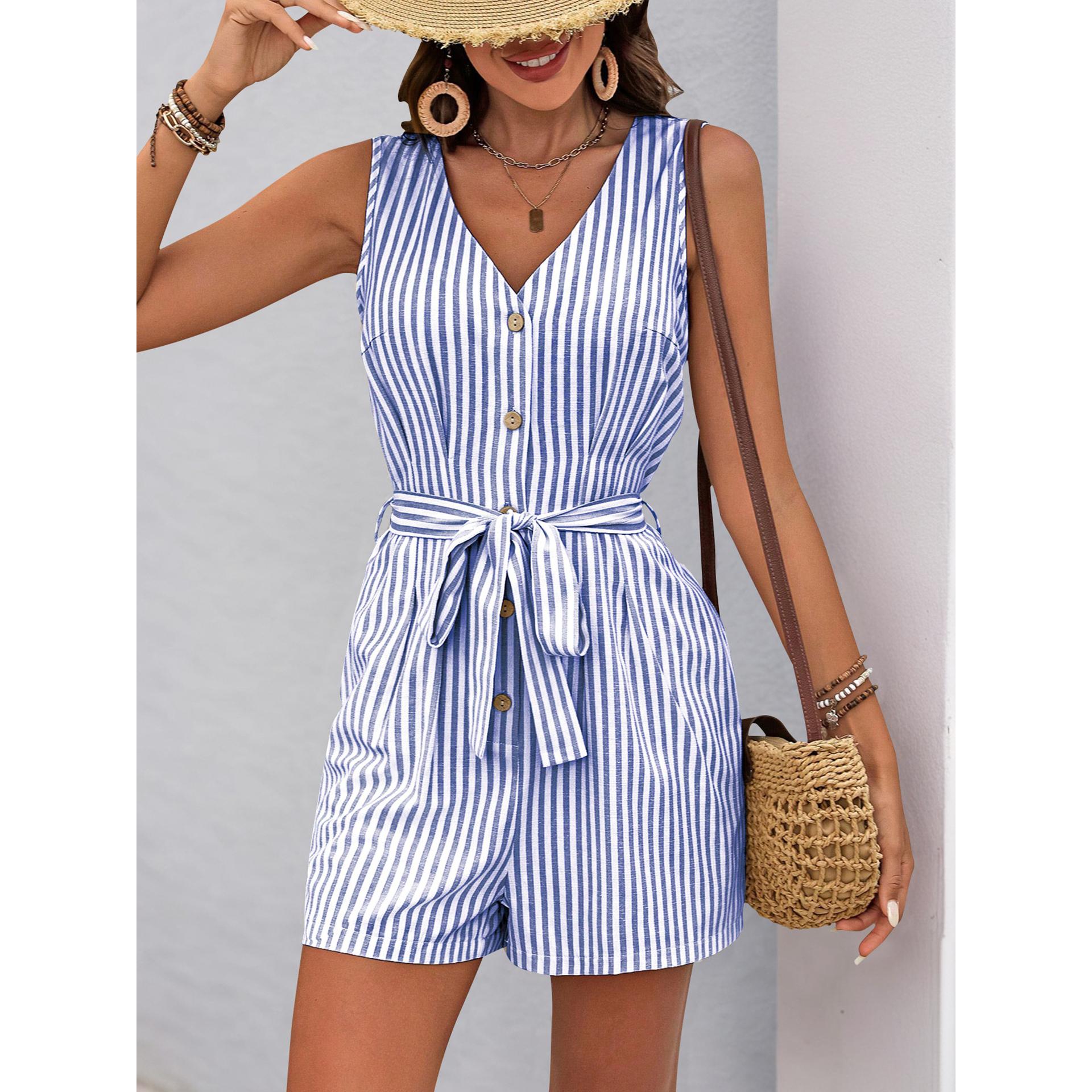 Striped Jumpsuit