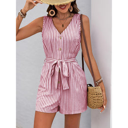 Striped Jumpsuit