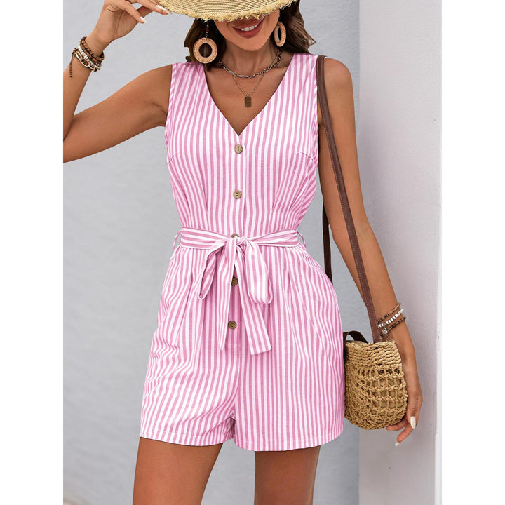 Striped Jumpsuit
