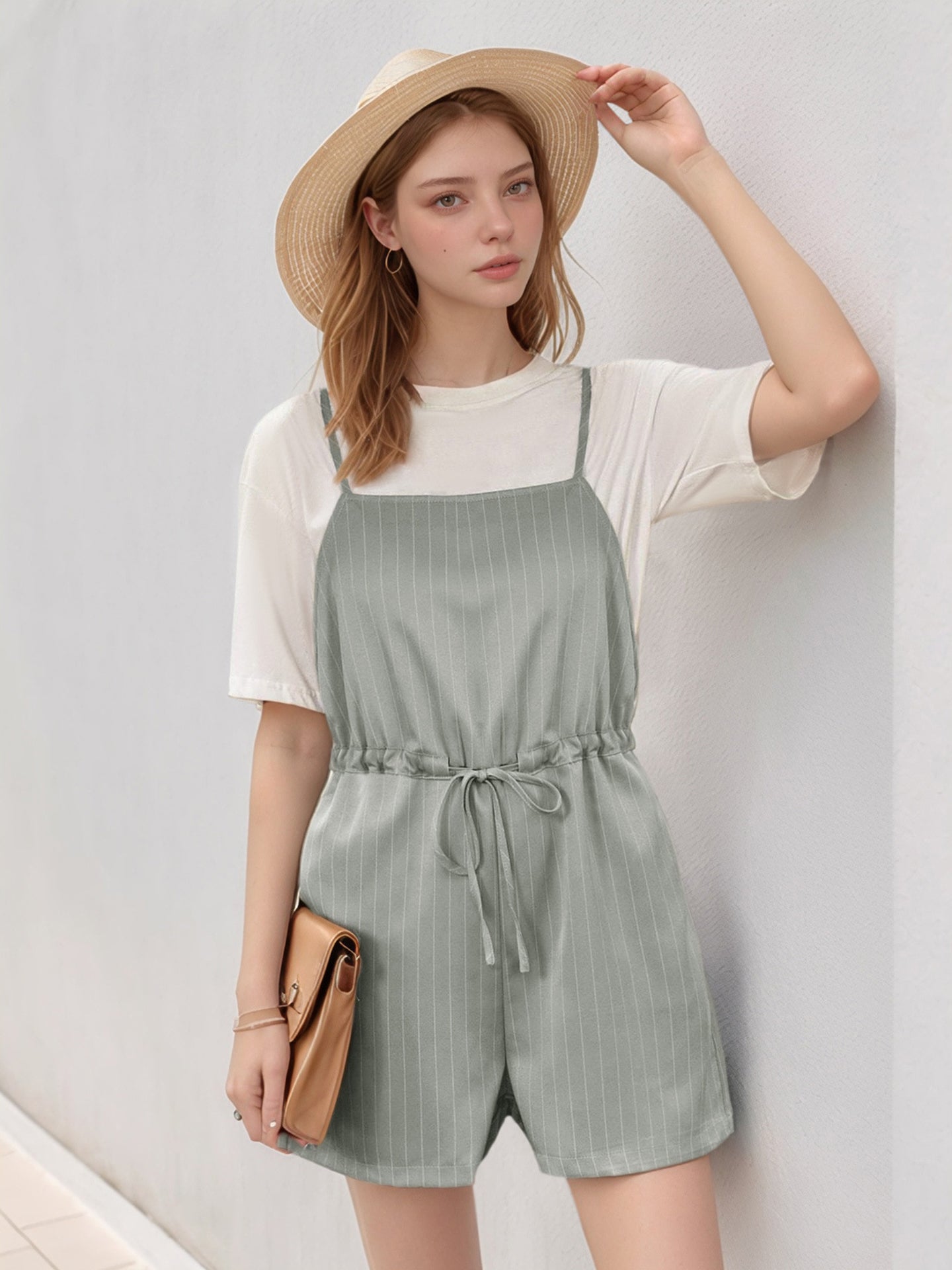 Striped Basic Jumpsuit