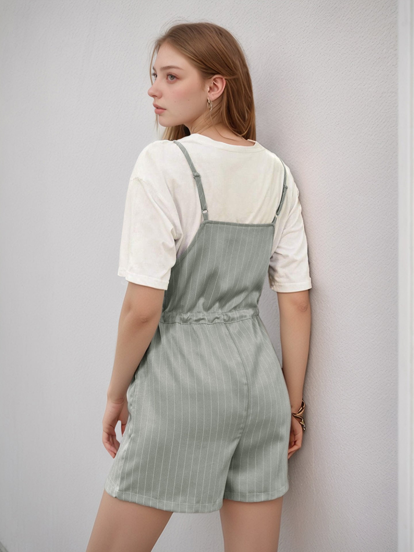 Striped Basic Jumpsuit