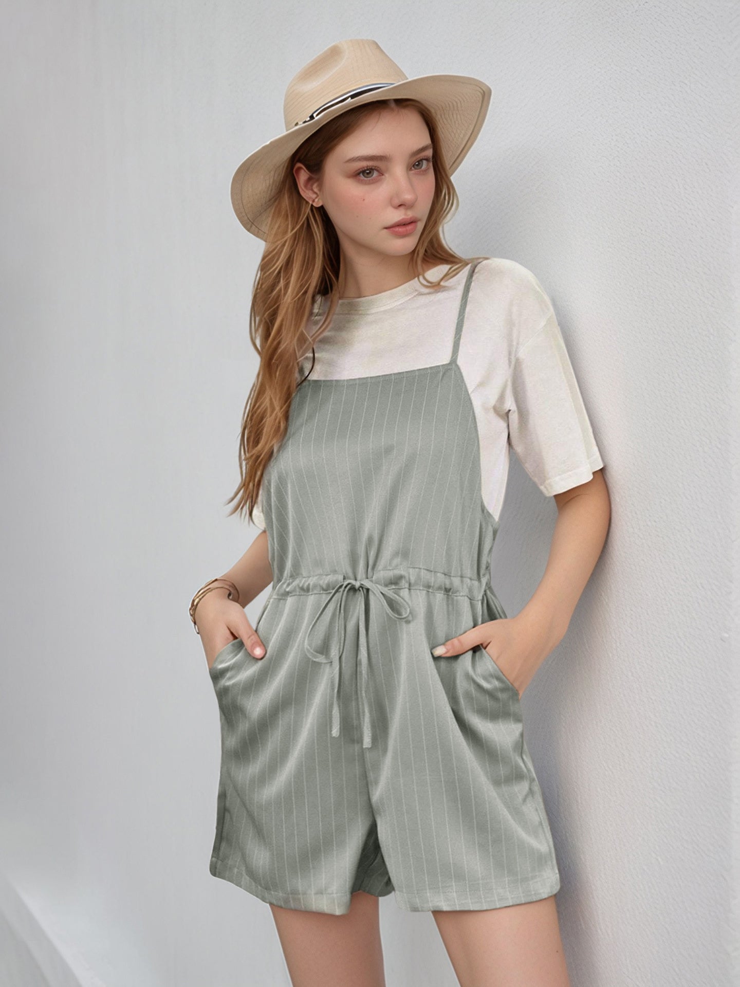 Striped Basic Jumpsuit