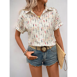 Women Opaque Printed Casual Shirt