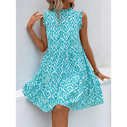 Ethnic Motifs Print A-Line Midi Dress