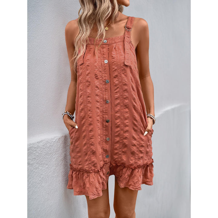Women Shoulder Straps A-Line Dress