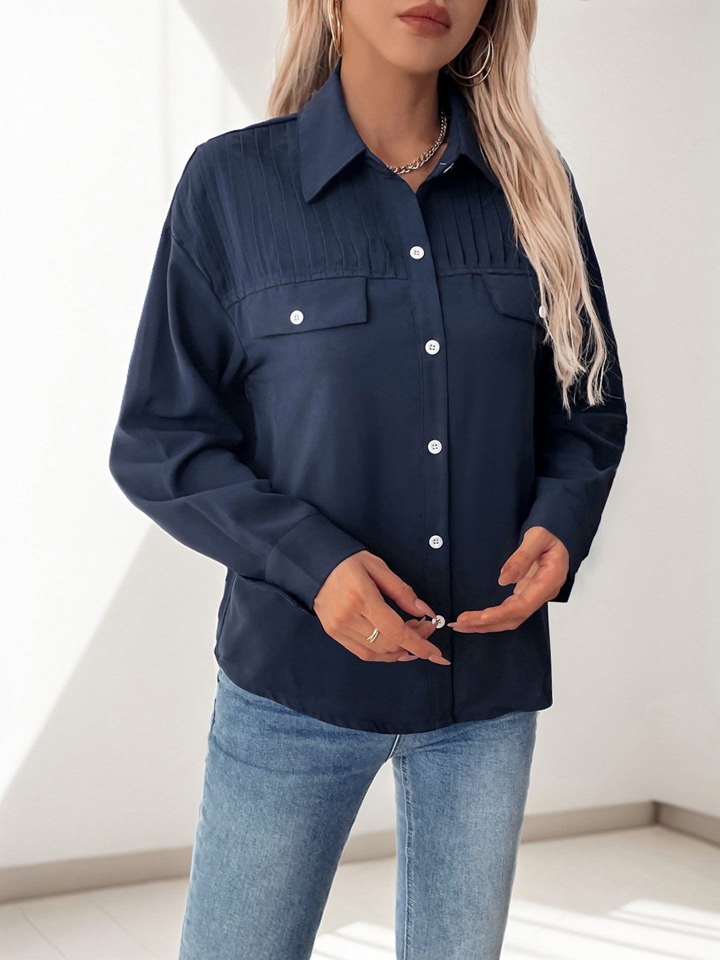 Women Opaque Casual Shirt