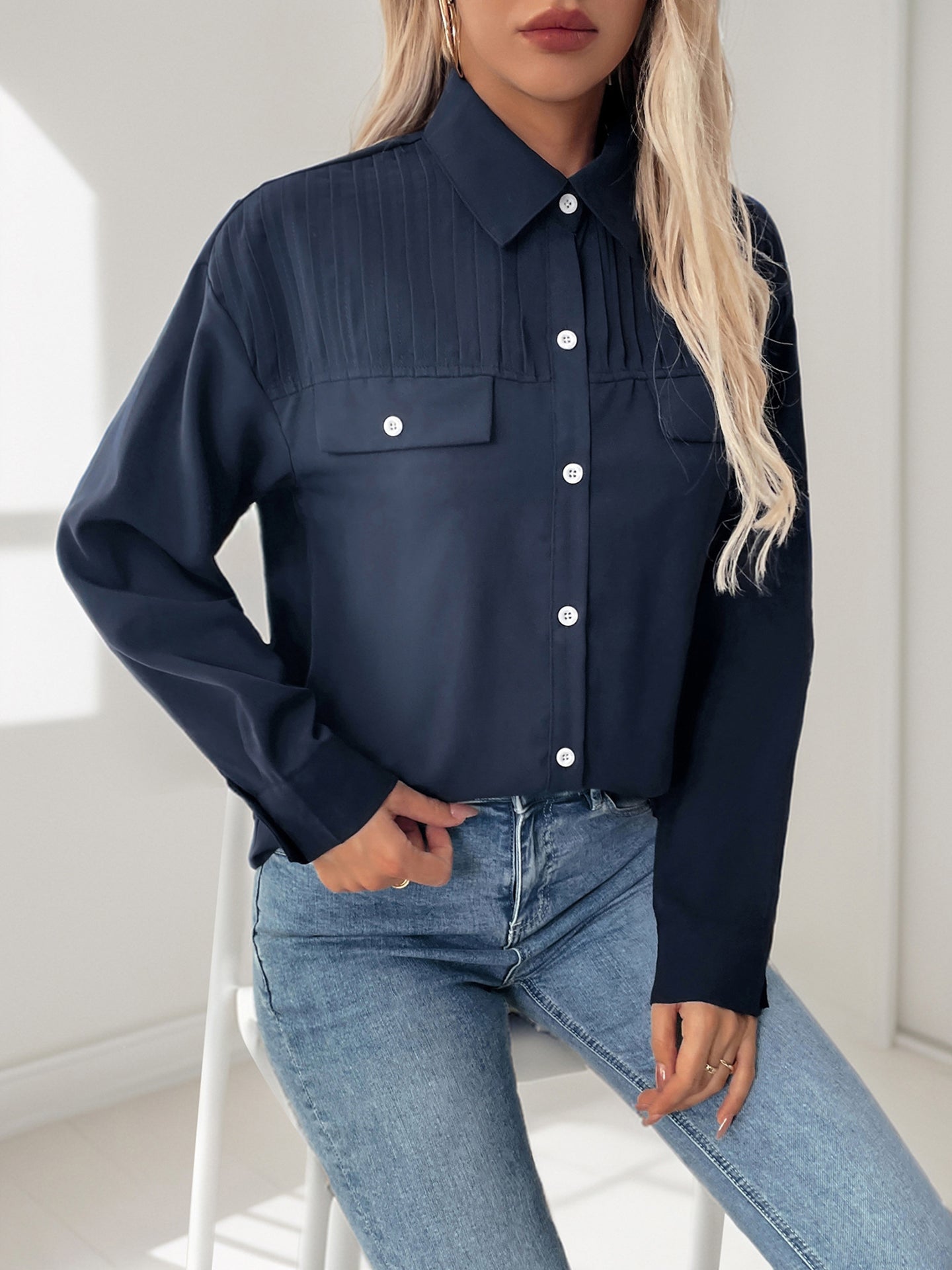 Women Opaque Casual Shirt