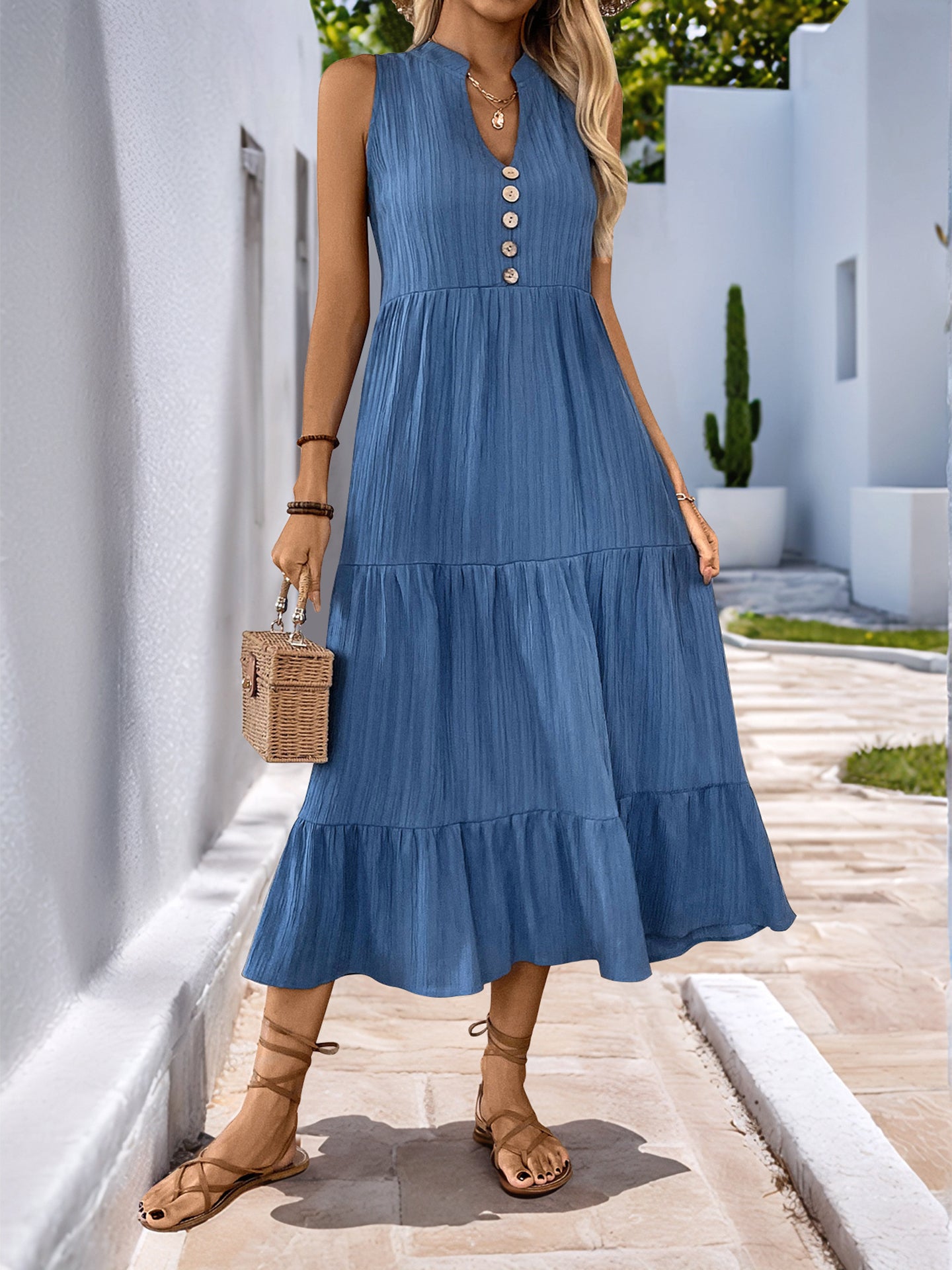 A-Line Midi Dress