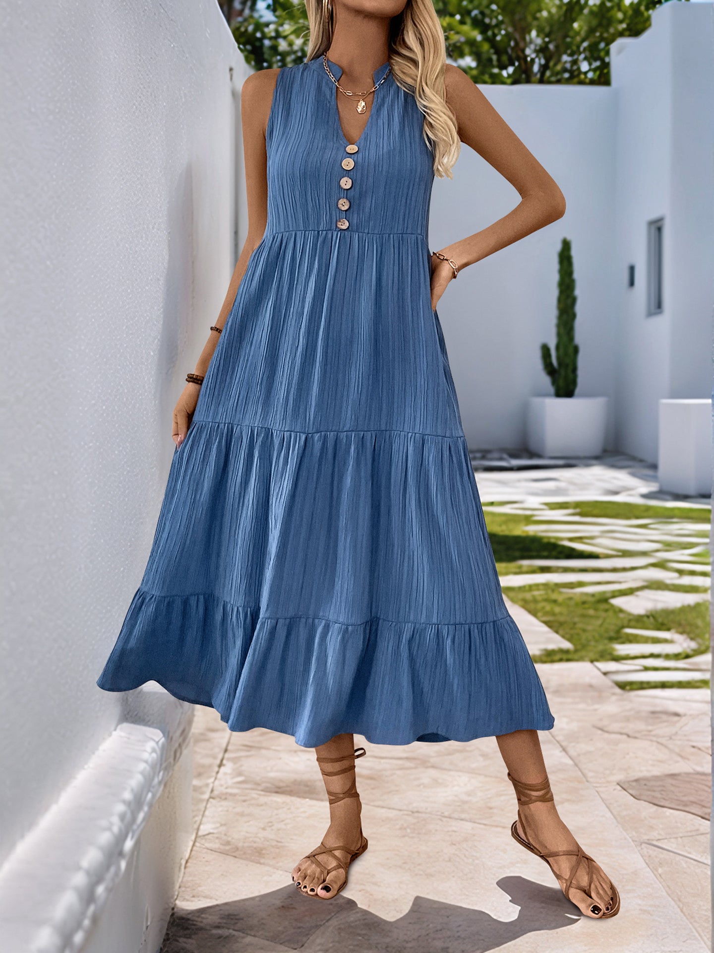 A-Line Midi Dress