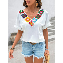 Embroidered Fitted Top